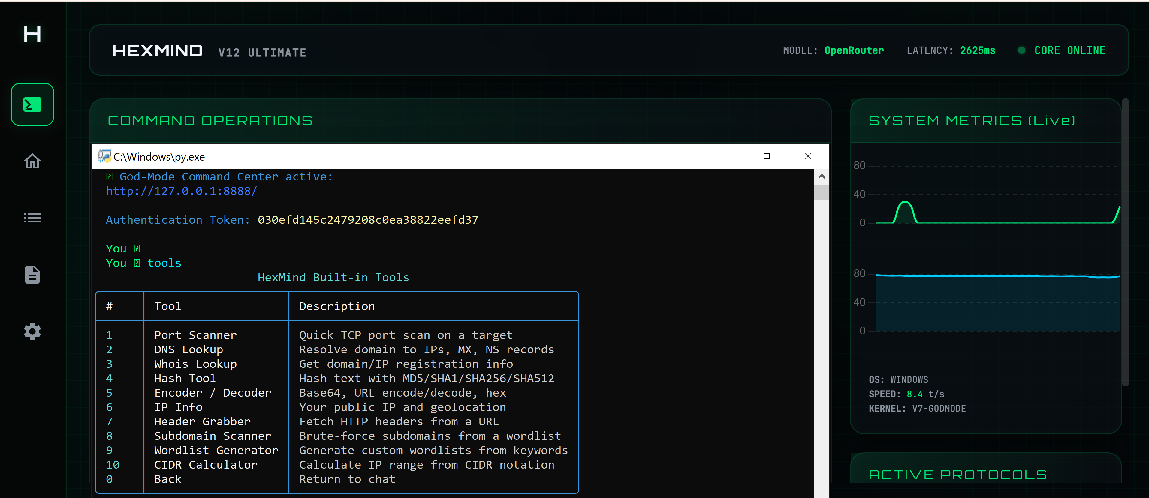 HexMind with OpenRouter